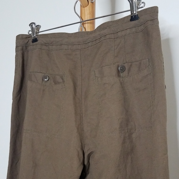 LL Bean Classic Fit Linen Cotton Blend Size Small - Picture 4 of 6